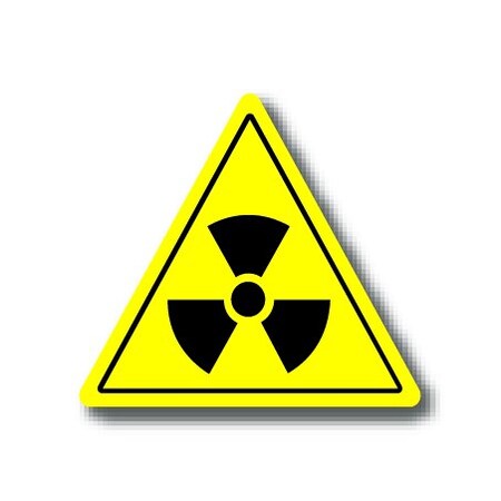 Ergomat 16in TRIANGLE SIGNS - Radiation DSV-SIGN 256 #0086 -UEN
